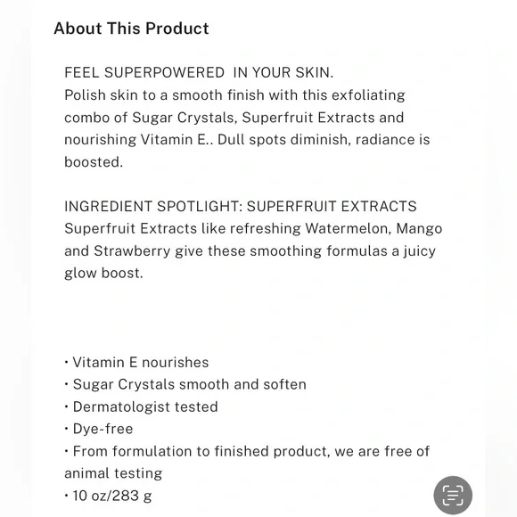 PINK Victoria’s Secret Superfruit Body Scrubs Melon- NWT - Picture 4 of 4